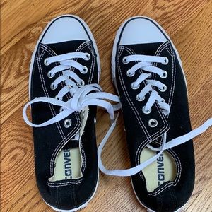 Converse Chuck Taylor low top black W Sz7.5 NIB